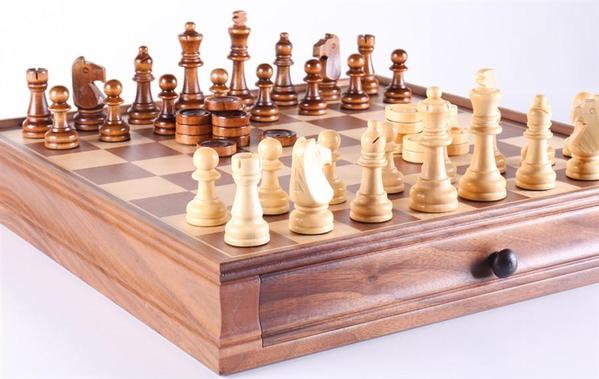 Best Chess Sets With Storage Cabinets, Large Wooden Chess Set With Storage